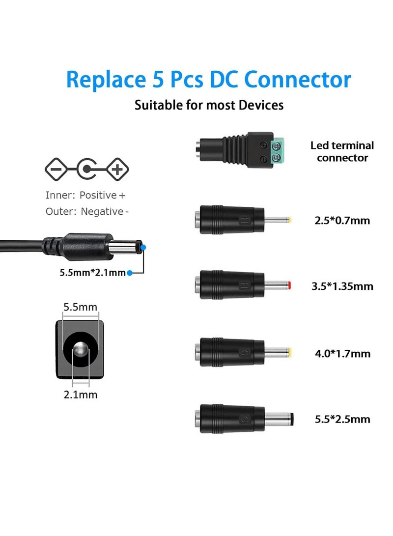 Newstar 9V 2A AC/DC Power Adapter – Wall Type 3-Pin Plug, Universal Power Supply with Overload, Overvoltage & Short Circuit Protection, High Efficiency, Low Noise, Energy-Saving Design – FC, CE, RoHS Certified - Image 5