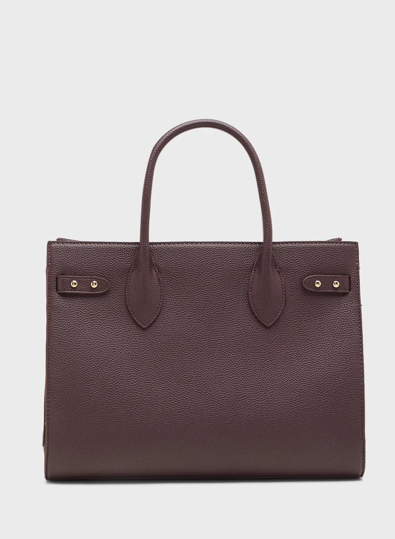 الدو Top Handle Zip through satchel