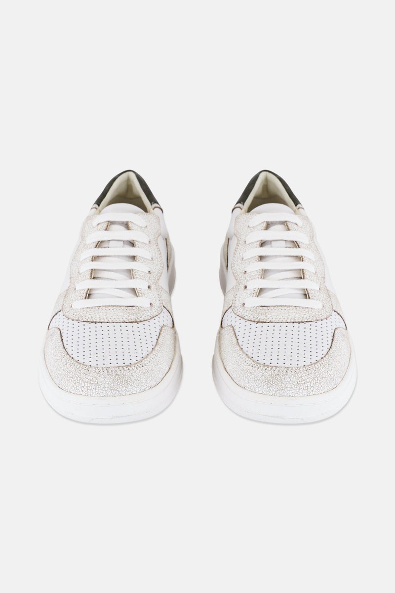 GEOX Men Lace Up Casual Shoes, White  - Image 4