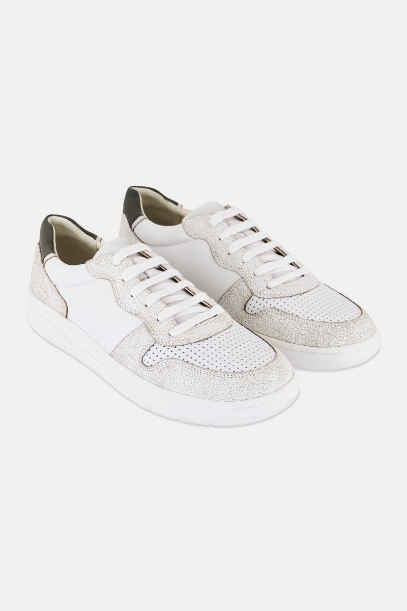GEOX Men Lace Up Casual Shoes, White  - Image 1