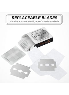 SANMUGEED 100 Pieces Callus Shaver Blades Corn Plane Blades Replacement Blades for Foot Care and Pedicure Tools  - Image 5