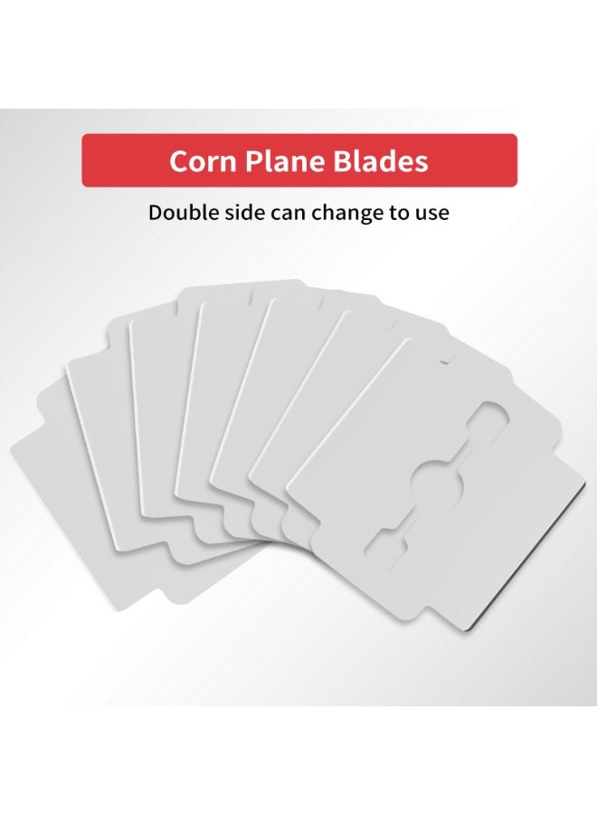 SANMUGEED 100 Pieces Callus Shaver Replacement Blades Corn Plane Stainless Steel Blades for Removing Callus Foot Care and Pedicure Tools - Image 5