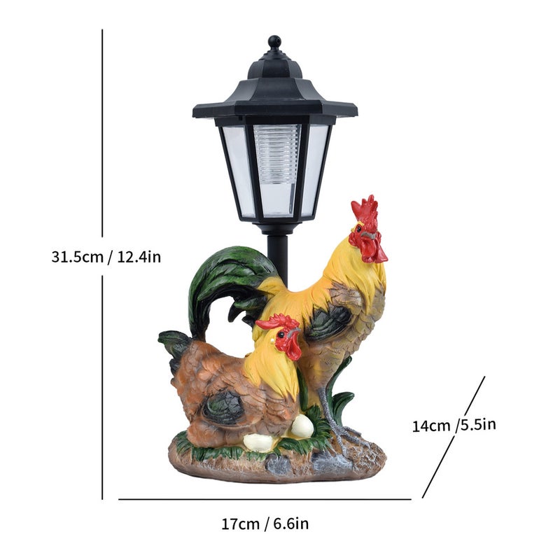 Garden Couple Peacock Solar Outdoor Light for Home Decor Park Greening Landscape Sculpture Lamp - Image 1