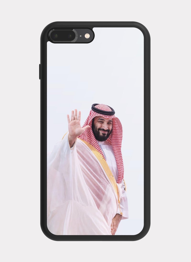 بكسلات كفر ايفون 7 بلس ولي العهد محمد ابن سلمان ابيض احمر - Image 1