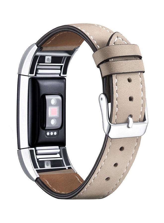 NIBEMINENT Replacement Band For Fitbit Charge 2 Apricot  - Image 1