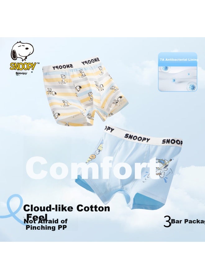 Snoopy سروال بوكسر قطن للأولاد من سنوبي - عبوة 3 قطع - Image 2