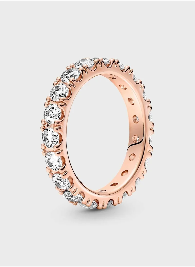 Sparkling Row Eternity Ring