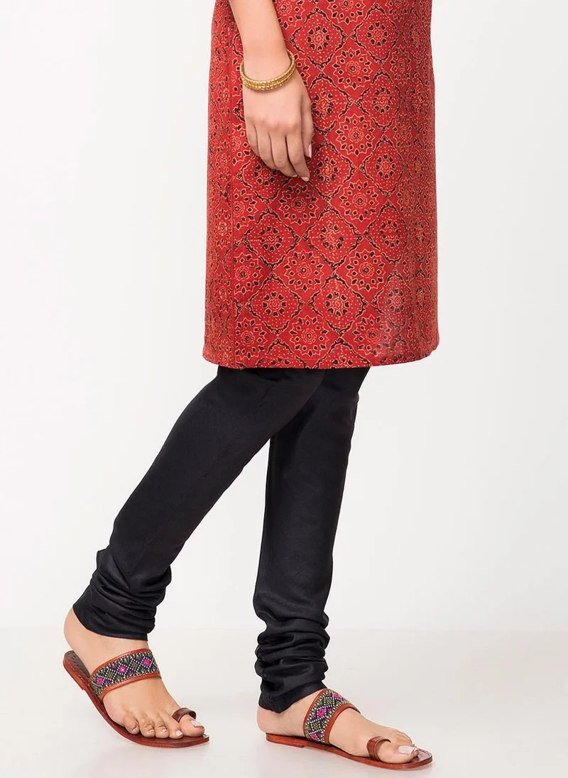 Fabindia Viscose Tussar Silk Regular Churidar