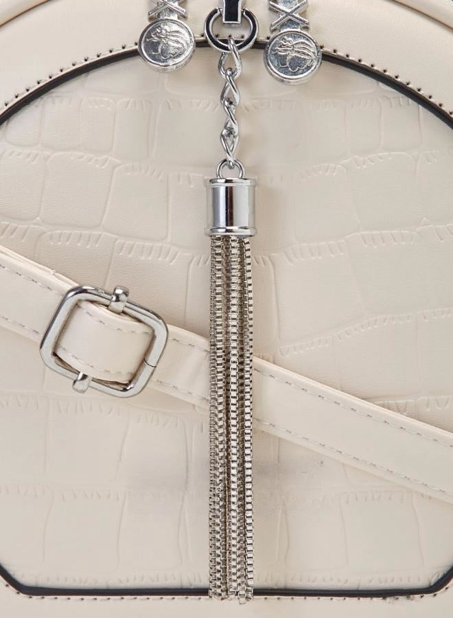 Women's Tassel Crossbody Bag, Ladies PU Leather Shoulder Bag Sling Bag Side Bag, Daily Commuter Handbag Tote Bags Clutch Bag Carrying Bag Gift Bag Small Bag for Girls and College Students  - Image 4