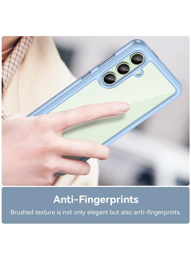 S-TOP Case For Samsung Galaxy S24 FE 5G Colorful Series Acrylic Hybrid TPU Phone Case - Image 5