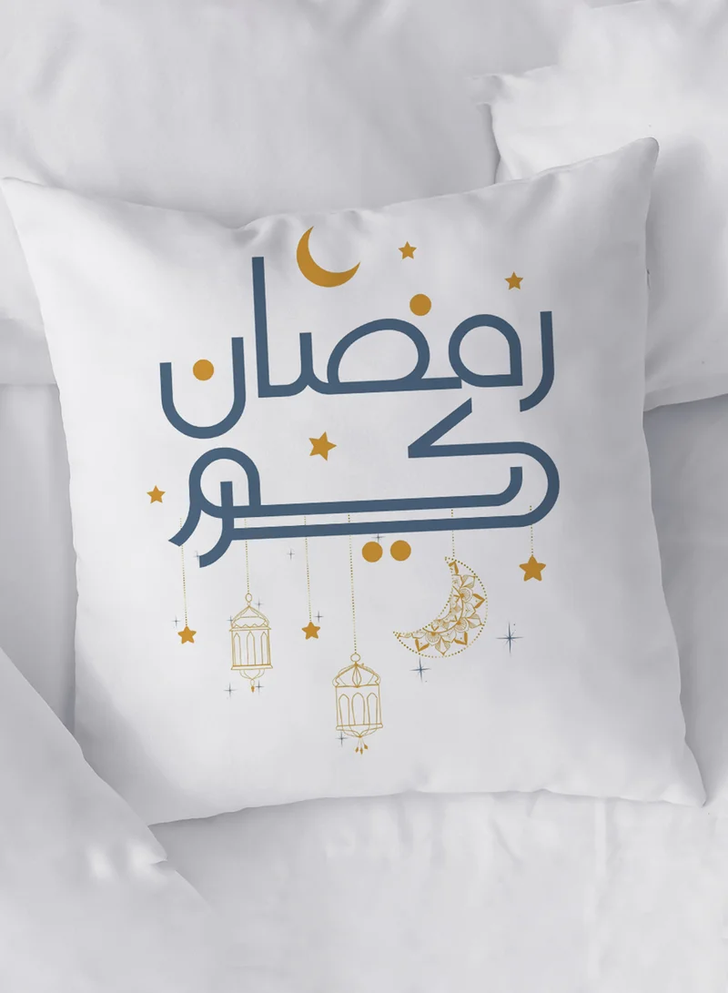 LOWHA Polyester Pillowcase Cushion Cover with Ramadan Kareem Design