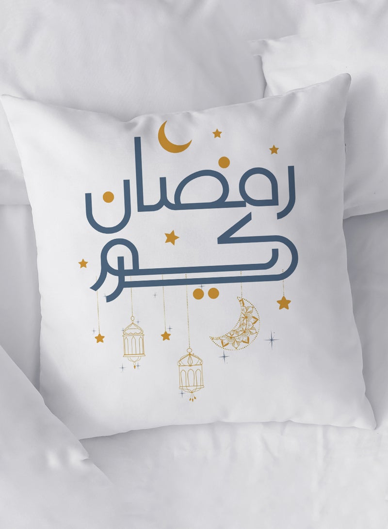 LOWHA Polyester Pillowcase Cushion Cover with Ramadan Kareem Design - Image 1