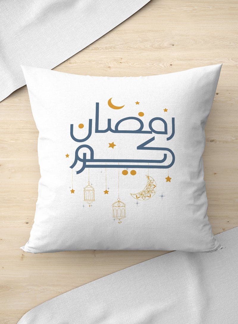 LOWHA Polyester Pillowcase Cushion Cover with Ramadan Kareem Design - Image 3