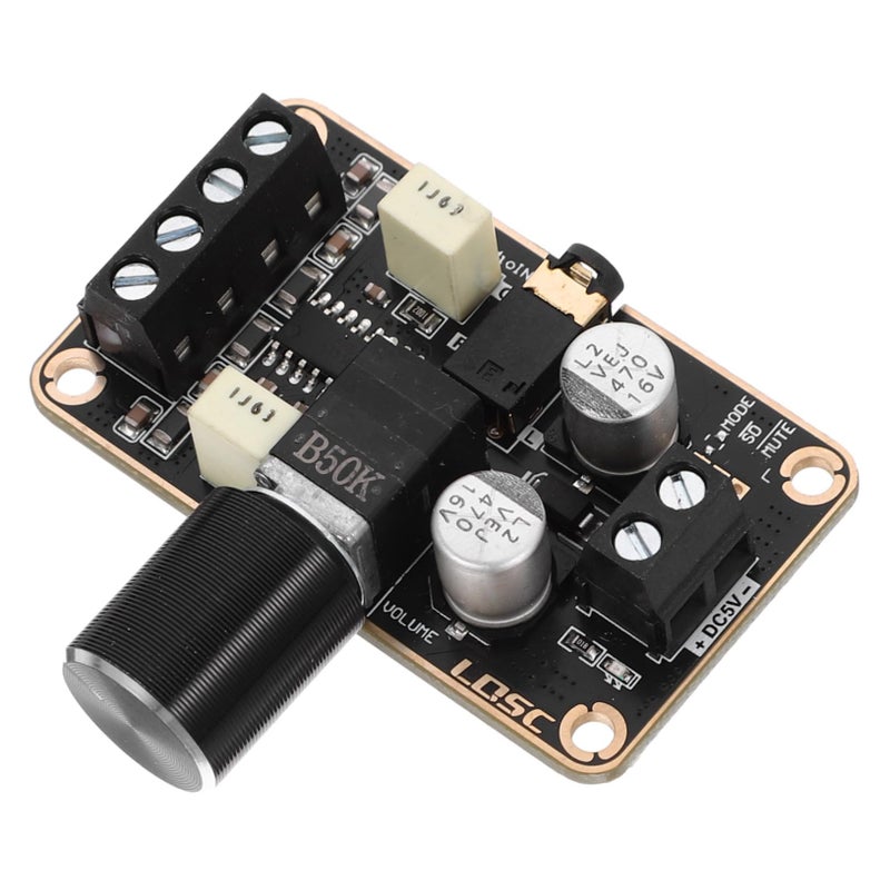 Dual Channel Digital Power Amplifier Board Stereo Module with Volume Control - Image 2