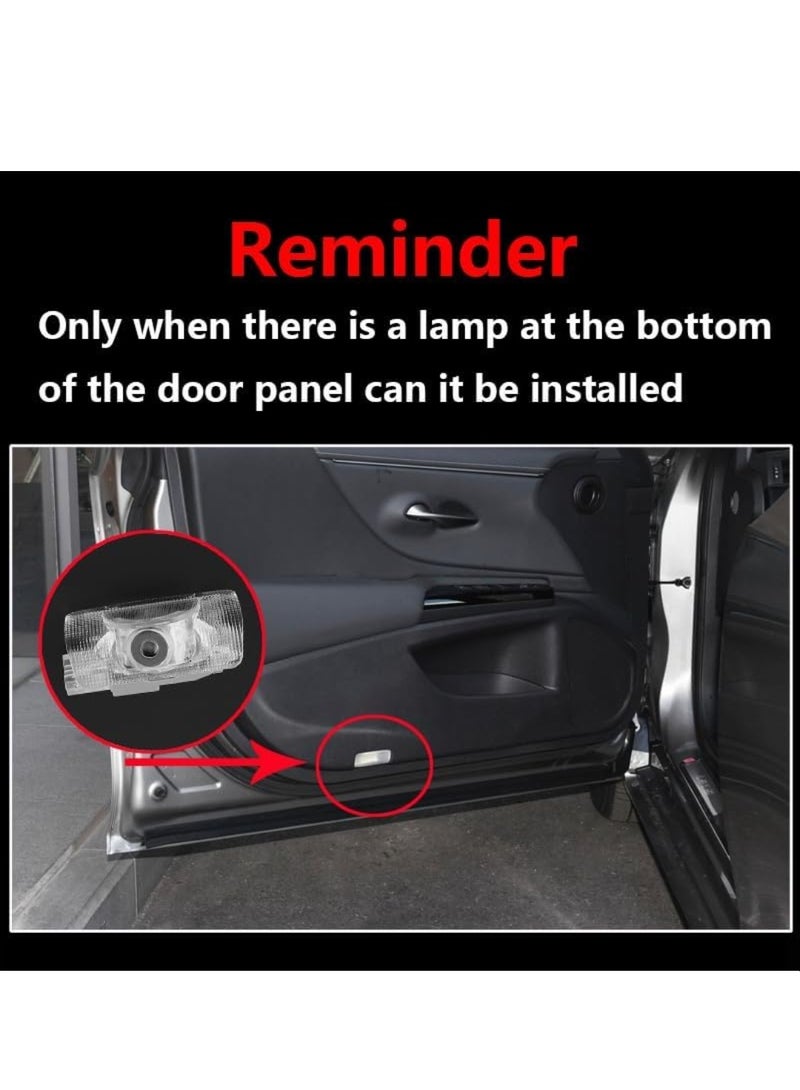 Vierex For Toyota Highlander 2007-2022 Car Led Door Welcome Projector Light Ghost Shadow Bright Emblem Logo Highlander Accessories - Image 4