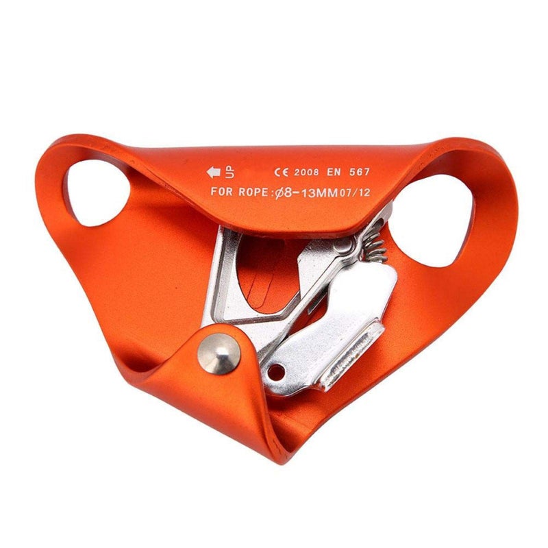 Orange Climbing Ascender Fall Arrest Safety Gear Aeronautical Aluminum Riser - Image 2