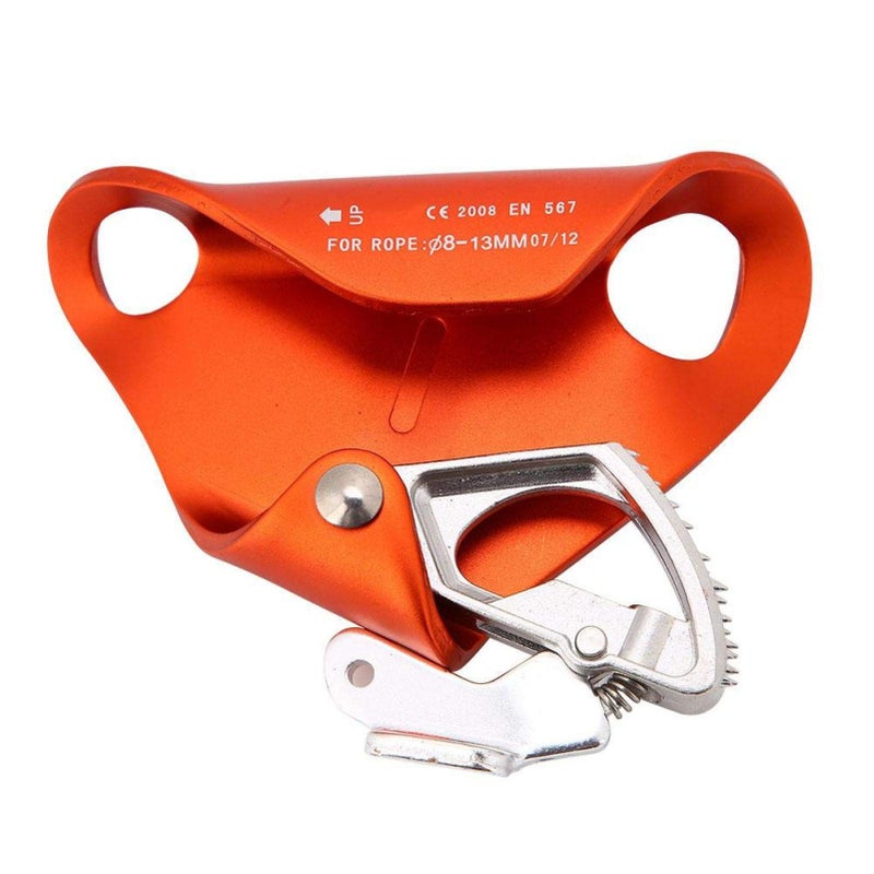 Orange Climbing Ascender Fall Arrest Safety Gear Aeronautical Aluminum Riser - Image 5
