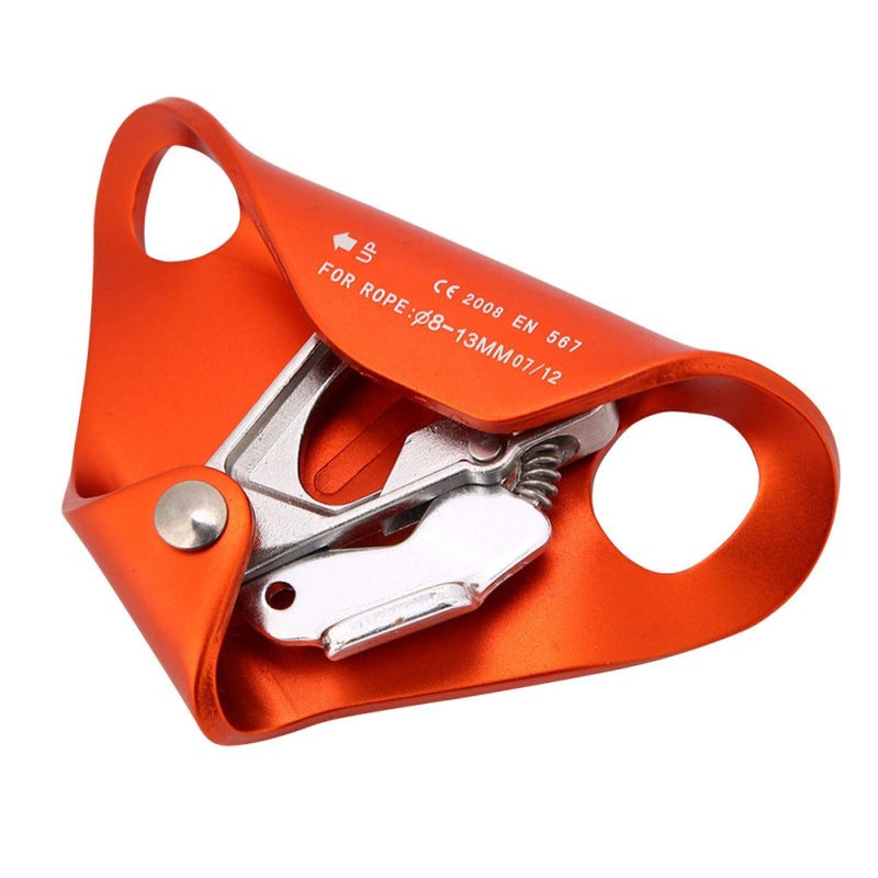 Orange Climbing Ascender Fall Arrest Safety Gear Aeronautical Aluminum Riser - Image 4
