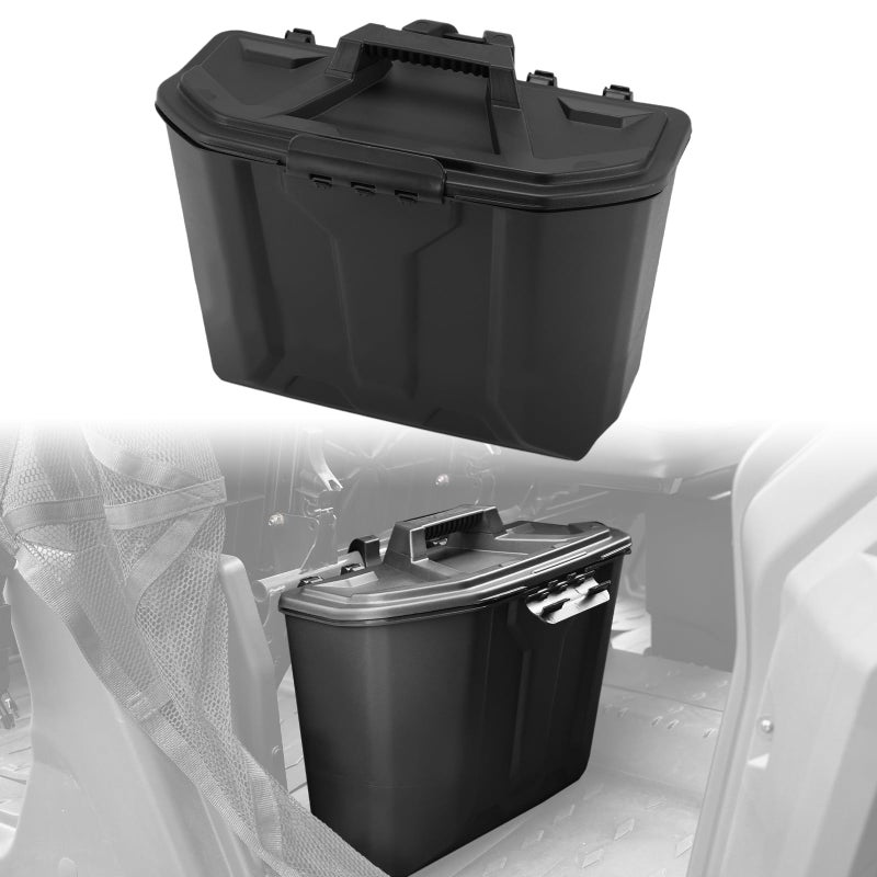 A & UTV PRO Under Seat Storage Bin for Can Am Defender, Under Seat Waterproof Storage Box Accessories for Can Am Defender Max HD10 HD9 HD8 HD5 2016-2025, Replace #715003314 - Image 2