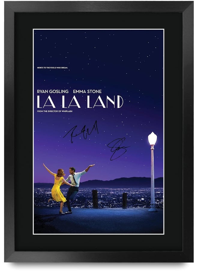 HWC Trading HWC Trading La La Land Gifts Printed Signed Autograph Picture for Movie Memorabilia Fans - 16" x 12" Framed  - Image 1