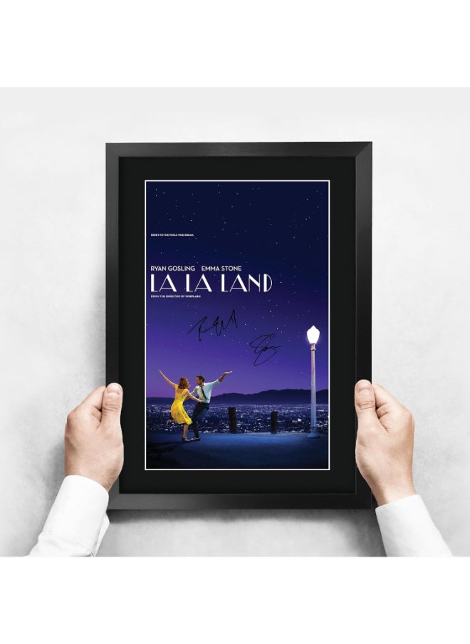 HWC Trading HWC Trading La La Land Gifts Printed Signed Autograph Picture for Movie Memorabilia Fans - 16" x 12" Framed  - Image 3