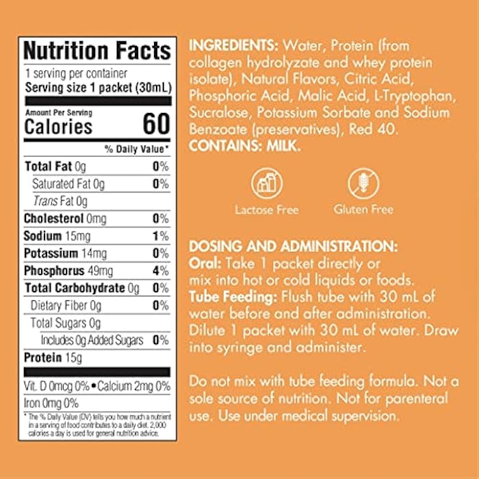 Medtrition ProSource NoCarb Berry Punch Liquid Packets - Image 2