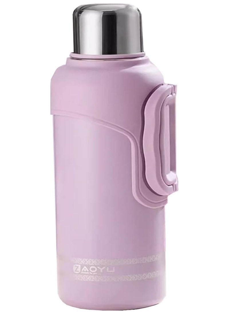TYCOM - Thermal Insulated Water Bottle 1000 ML 316 Stainless Steel Double Wall Vacuum insulated Water Bottles for Hot Cold Water Gym Bottle Flask Bottle Side Handle - Image 1
