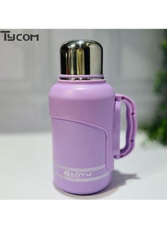 TYCOM Thermal Insulated Water Bottle 1000 ML 316 Stainless Steel Double Wall Vacuum insulated Water Bottles for Hot Cold Water Gym Bottle Flask Bottle Side Handle  - Image 5