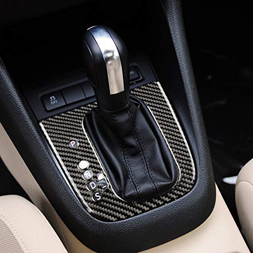 AIRSPEED Carbon Fiber Car Gear Shift Panel Cover Sticker Interior Trim for Volkswagen VW Golf 6 GTI MK6 2008-2013 Accessories (Style A) - Image 4