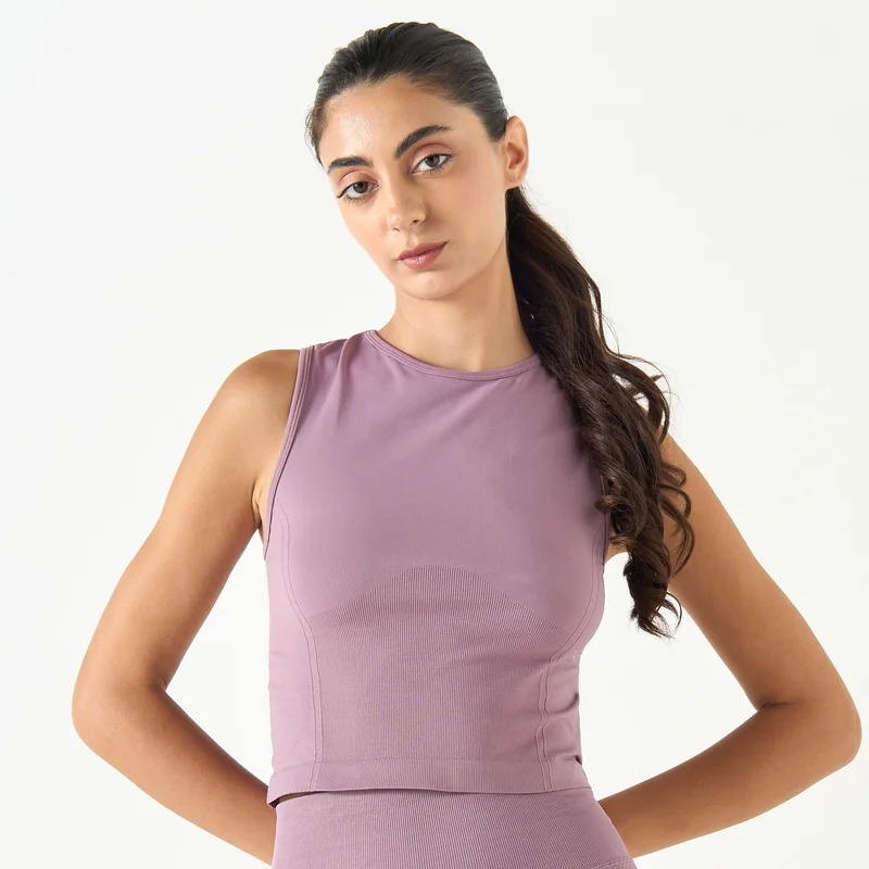 ADOT by Splash Cropped Tank Top with Racerback