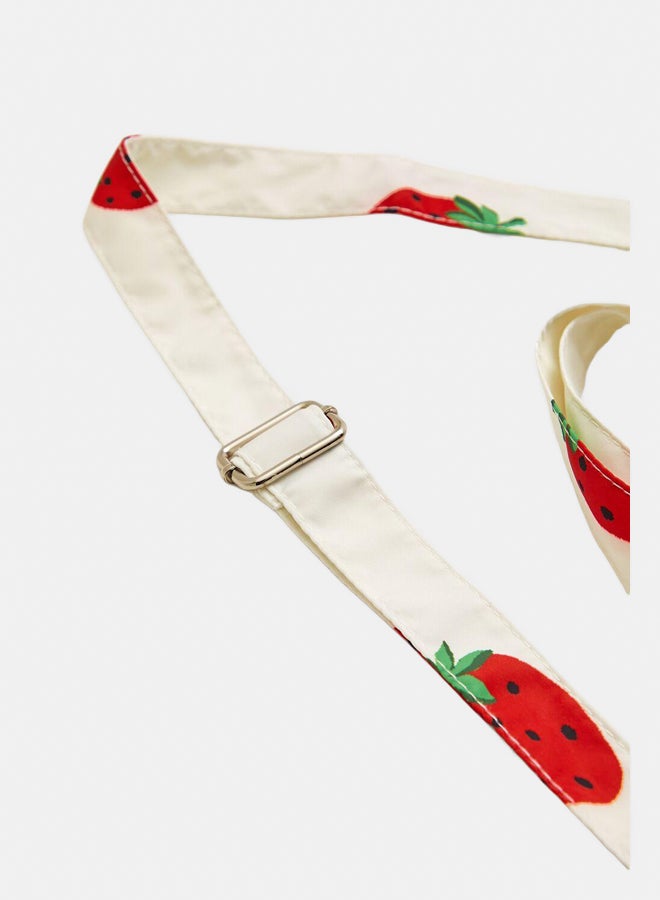 FOREVER 21 Strawberry Print Tote Bag  - Image 4