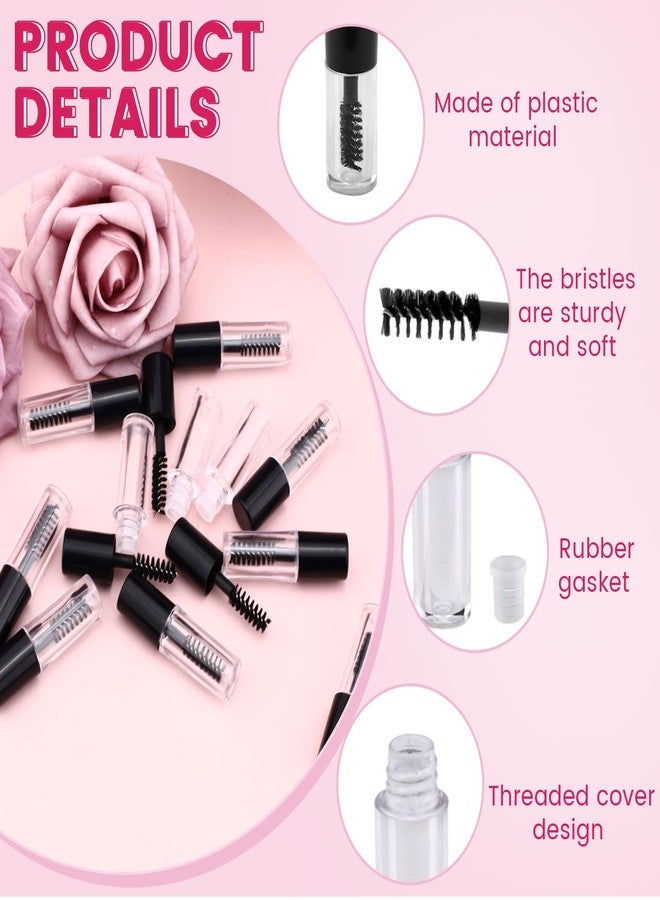 GTILE 40 PCS 3ml Empty Mascara Tube Mini Eyelash Cream Container Bottle - Image 3