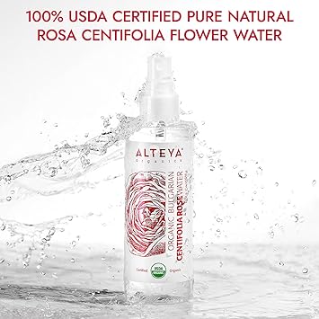 Alteya Organic Centifolia Rose Water Spray 100ml 100 USDA Certified Organic Authentic Pure Natural Rosa Centifolia Flower Water SteamDistilled and Sold Directly by The Rose Grower Alteya Organics - Image 3