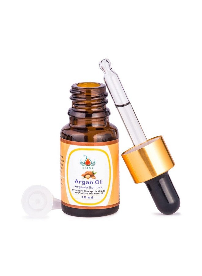 KUNJ Argan Oil (Argania spinosa) 10ML - 100% Pure & Natural Undiluted Therapeutic Grade, Cold Pressed, For Hair Growth, Hair Fall Control & Skin Hydration - Image 5