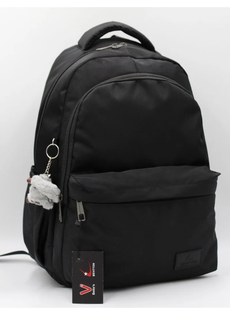 Bevitton Waterproof Special Bts Fabric Unisex Black School & Backpack 34100