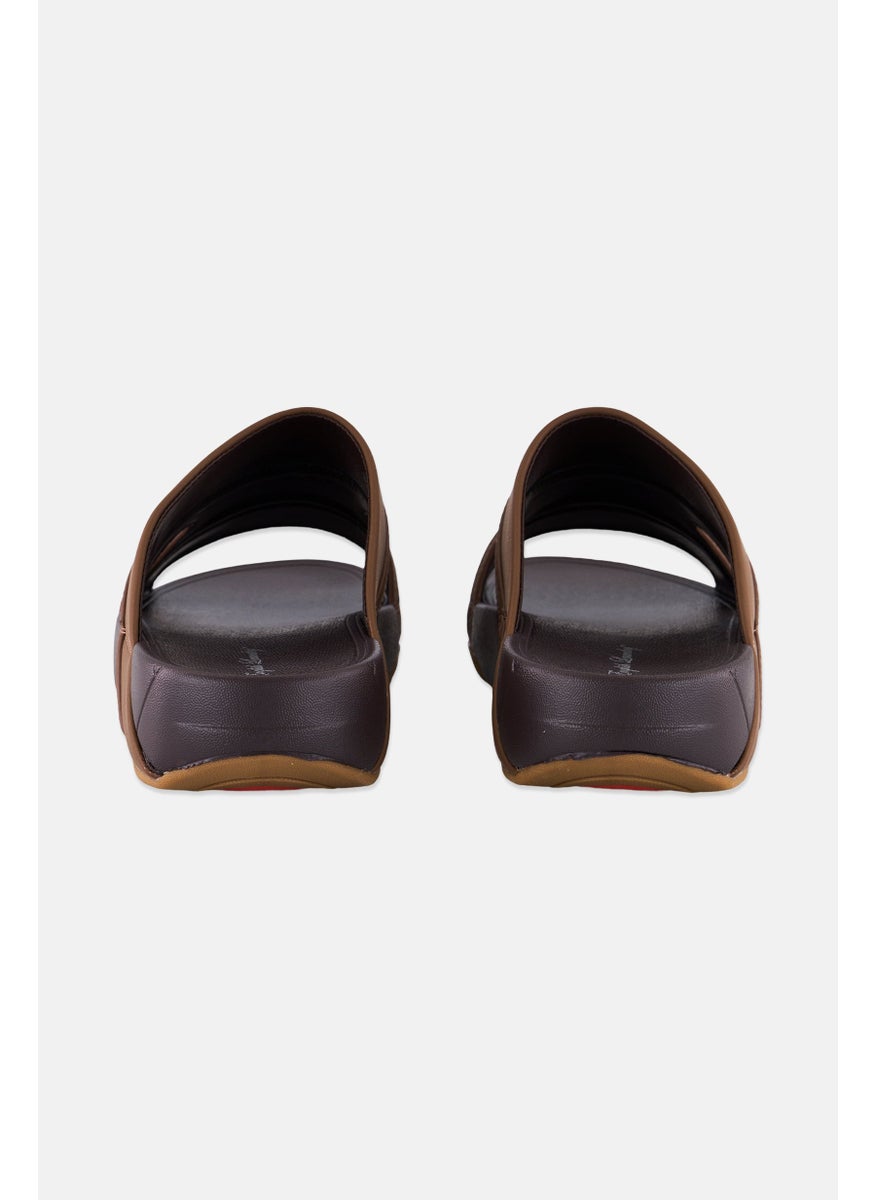 English Laundry Men Slip On Arabic Sandals, Light Brown  - Image 2