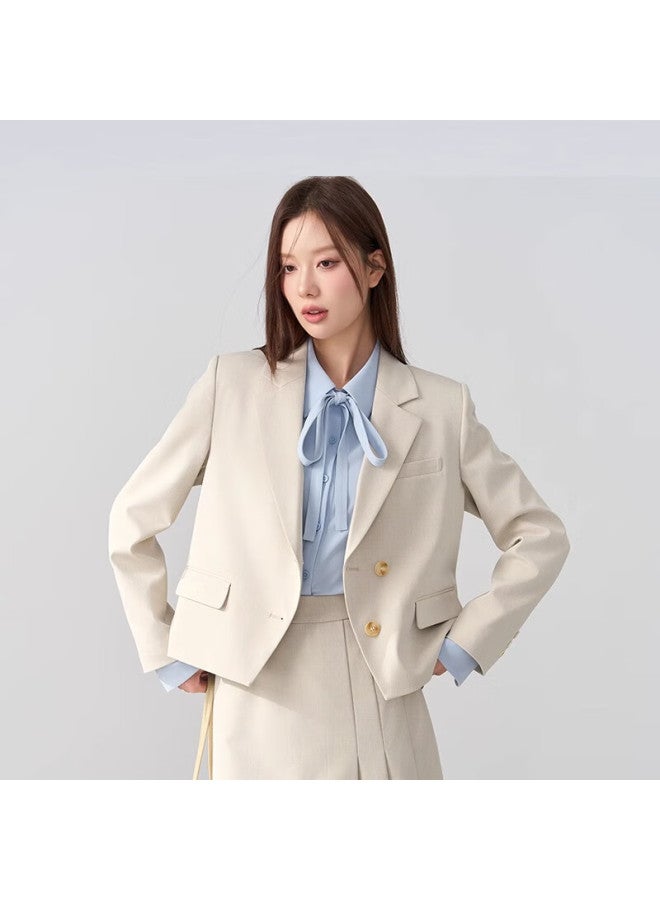 Lady Bird Bodexiaojie Women's Interview Suit Jacket, Professional Attire For Teachers, Commuter Wear, Lightweight Office Outfit For Pee Figures - Image 4
