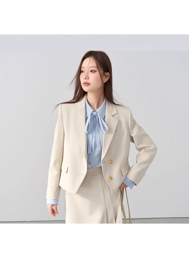Lady Bird Bodexiaojie Women's Interview Suit Jacket, Professional Attire For Teachers, Commuter Wear, Lightweight Office Outfit For Pee Figures - Image 5