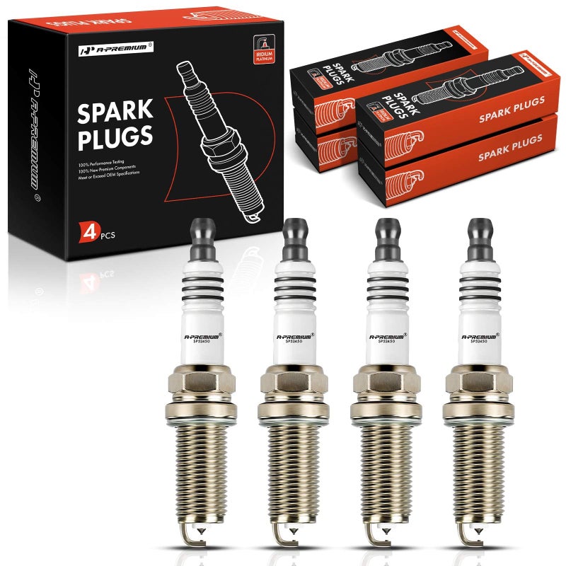 APremium Iridium Platinum Spark Plugs Compatible with Mitsubishi Lancer 2006 L4 20L Subaru WRX STI 20192020 H4 25L