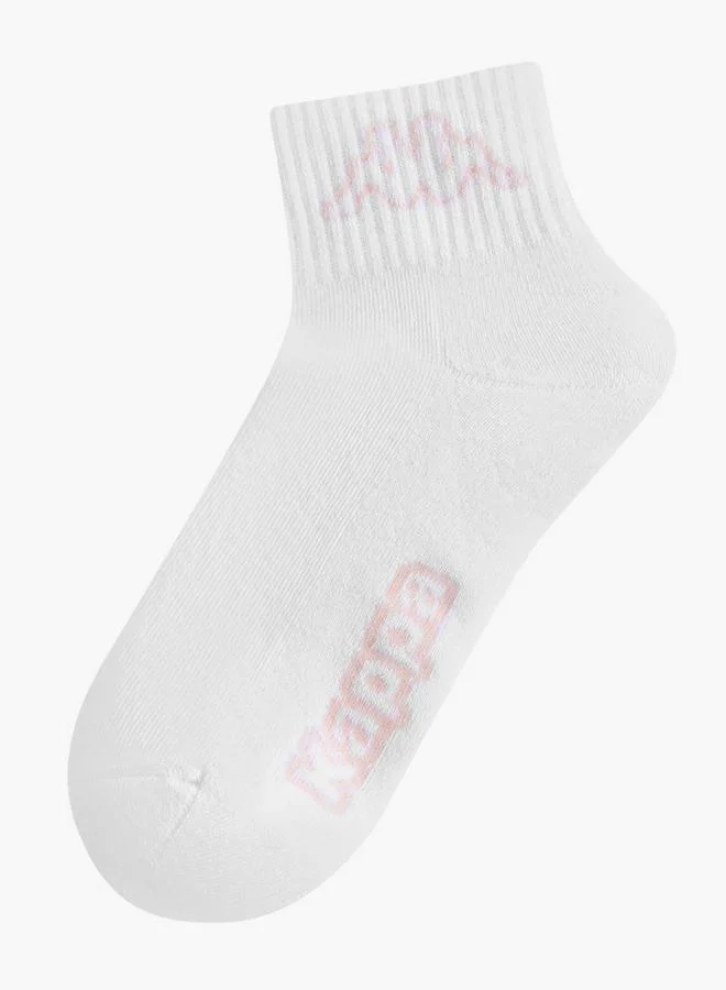 Kappa Kappa Pack of 3 Quarter Crew Length Socks