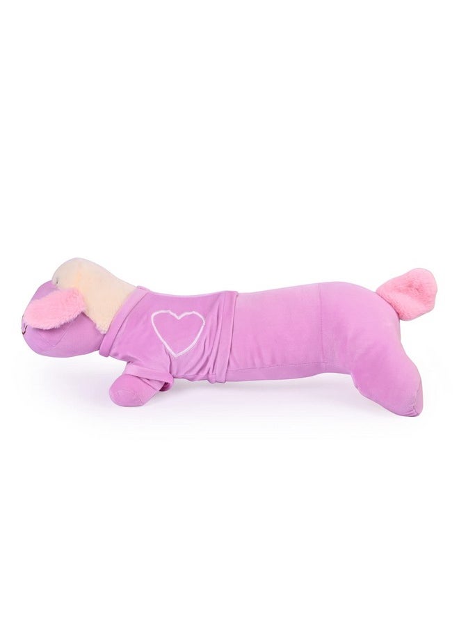 Besties Big Size Fibre Filled Stuffed Animal Zolo Dog Soft Toy For Baby Of Plush Hugging Pillow Soft Toy For Kids Boy Girl Birthday Gift (55 Cmpurple)  - Image 3