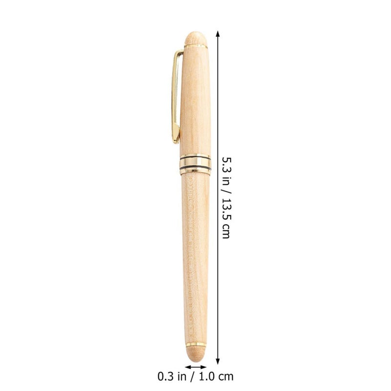 ARTIBETTER Retro Wooden Fountain Pen With Comfort Grip For Signature Calligraphy And Office Business Writing - Image 2