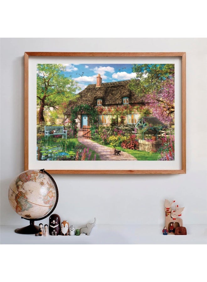 1000 pieces of rural house landscape puzzle - creative design patterns, colorful artistic experience, suitable for adults and children - Image 3