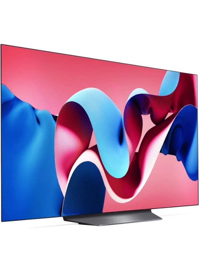 LG 55-Inch 4K OLED evo Tv | α9 Gen7 AI Processor, 120Hz, HDR10, Dolby Vision & Atmos, webOS 24 Smart TV with Magic Remote, HDMI 2, G-Sync & FreeSync (International) - OLED55CS4VA Black - Image 2