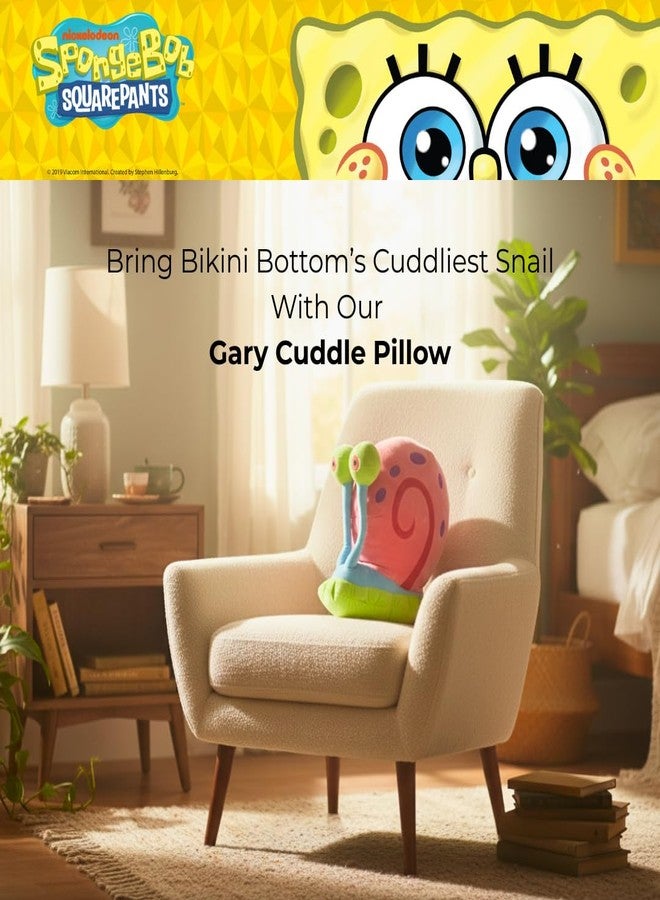 Franco Spongebob Squarepants Gary The Snail Plush Cuddle Pillow, Super Soft & Cozy, 20" Tall, (Officially Licensed Product) by Franco Collectibles - Image 3
