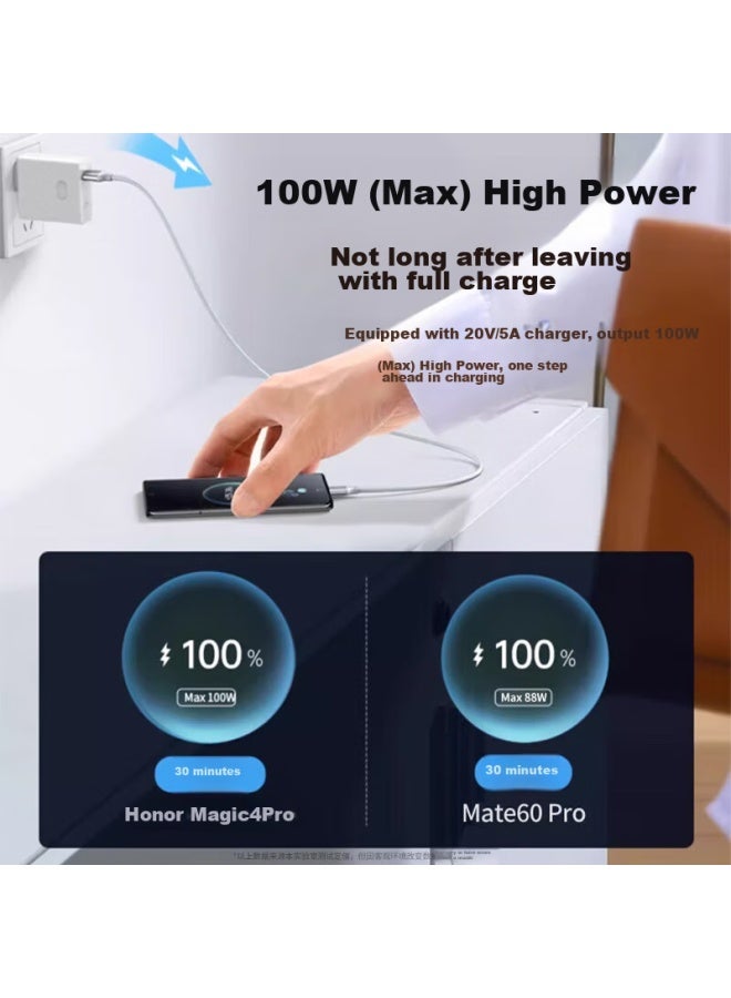 Stiger Type-c Data Cable Charging Cable 88w 66w 6a Fast Charger Compatible With Huawei Xiaomi Phones, Supports Mate70/50pro - Image 2