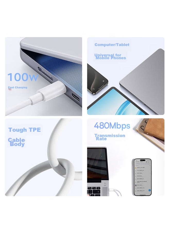 Stiger Type-c Data Cable Charging Cable 88w 66w 6a Fast Charger Compatible With Huawei Xiaomi Phones, Supports Mate70/50pro - Image 3