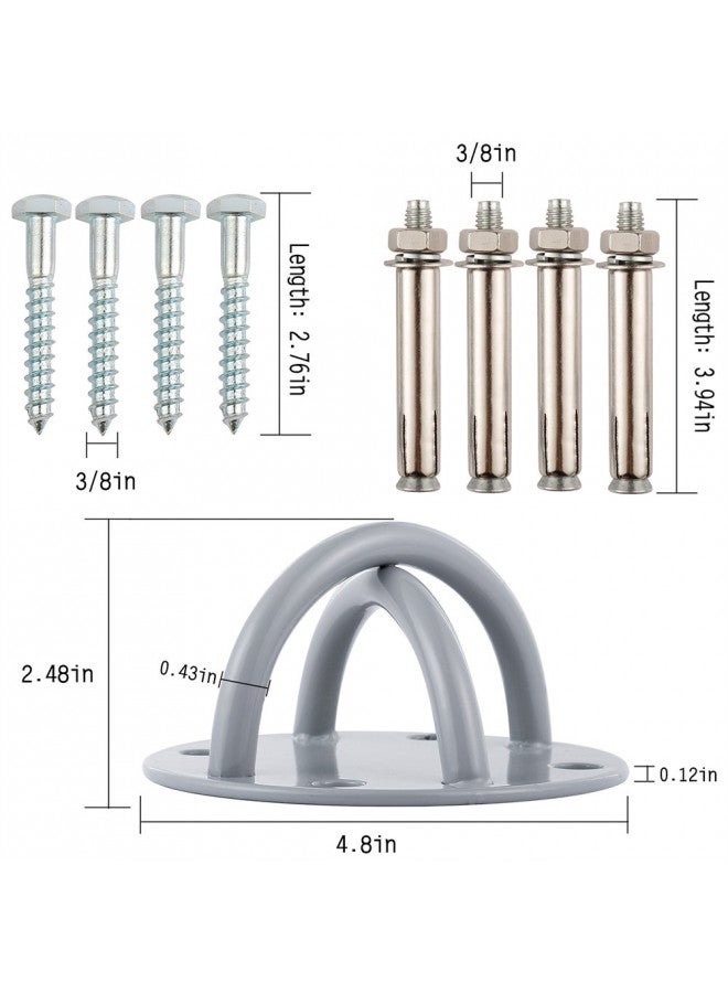 Skyocean Wall Ceiling Mount Bracket for Gym & Home Suspension Straps Anchor for Olympic Rings Fitness Training Yoga Swing Battle Ropes Resistance Band & Boxing Equipment - Image 2