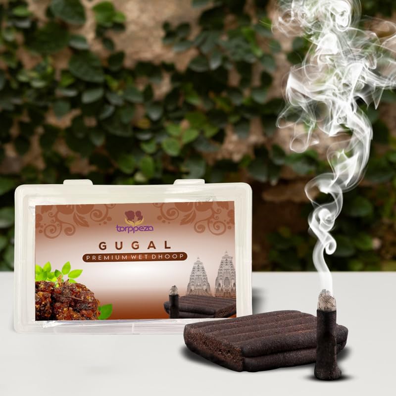 TORPPEZA Gugal Premium Wet Dhoop Charcoal Free | Long Lasting Fragrance for Home Pack of 1 - Image 2