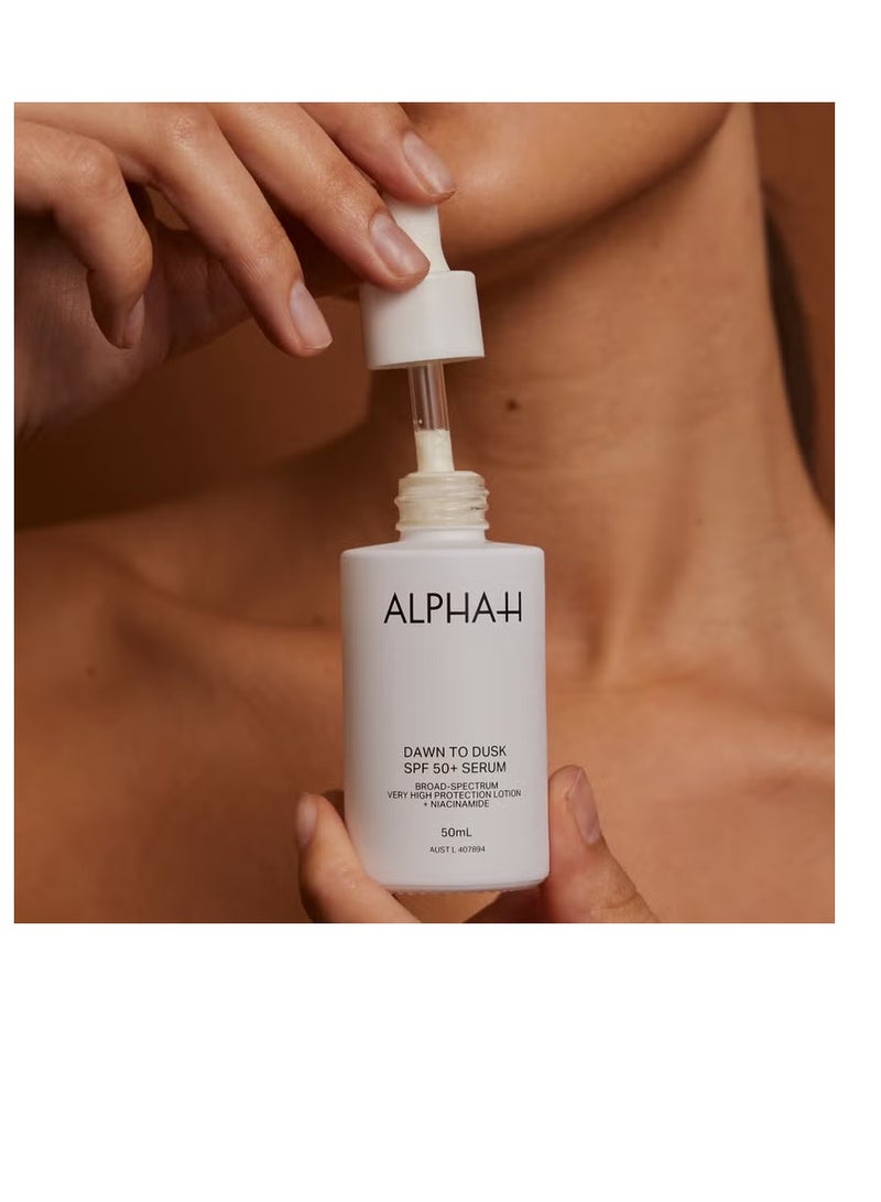 Alpha-H Dawn to Dusk SPF50+ Serum 50ml - Image 4